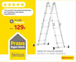 Praxis Sencys Vouwladder aanbieding