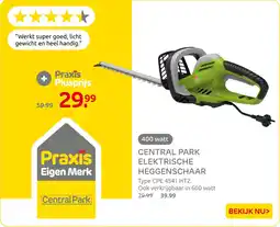 Praxis Central Park Elektrische Heggenschaar aanbieding