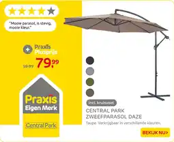 Praxis Central Park Zweefparasol Daze aanbieding