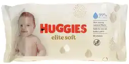 Dirk Huggies Baby wipes elite soft aanbieding
