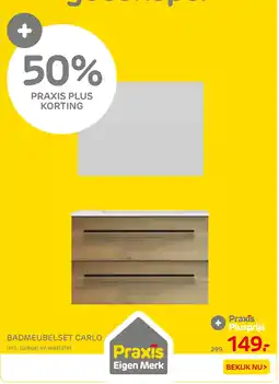 Praxis Badmeubelset Carlo aanbieding