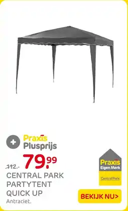 Praxis Central Park Partytent quick Up aanbieding
