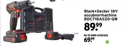 GAMMA Black+Decker 18V accuboormachine aanbieding