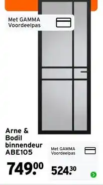 GAMMA Lundia binnendeur Frama Tre 2A01 aanbieding