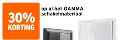 GAMMA op al het GAMMA schakelmateriaal aanbieding