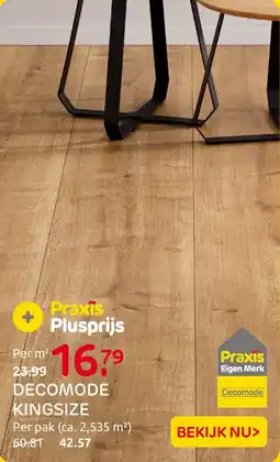 Praxis Decomode Kingsize aanbieding