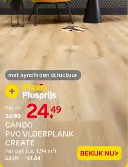 Praxis Cando PVC Vloerplank Create aanbieding