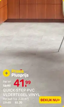 Praxis Quick-Step PVC Vloertegel Vinyl aanbieding