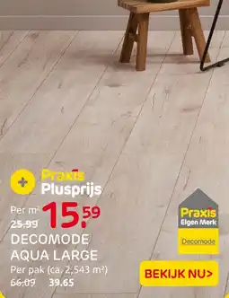 Praxis Decomode Aqua Large aanbieding