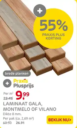 Praxis Laminaat Gala, Montmelo of Vilano aanbieding