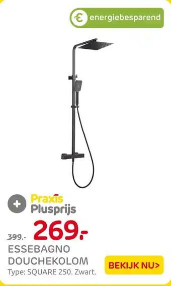 Praxis Essebagno Douchekolom aanbieding