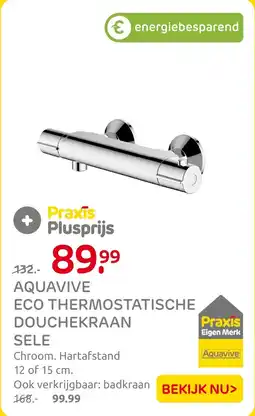 Praxis Aquavive Eco Thermostatische Douchekraan Sele aanbieding