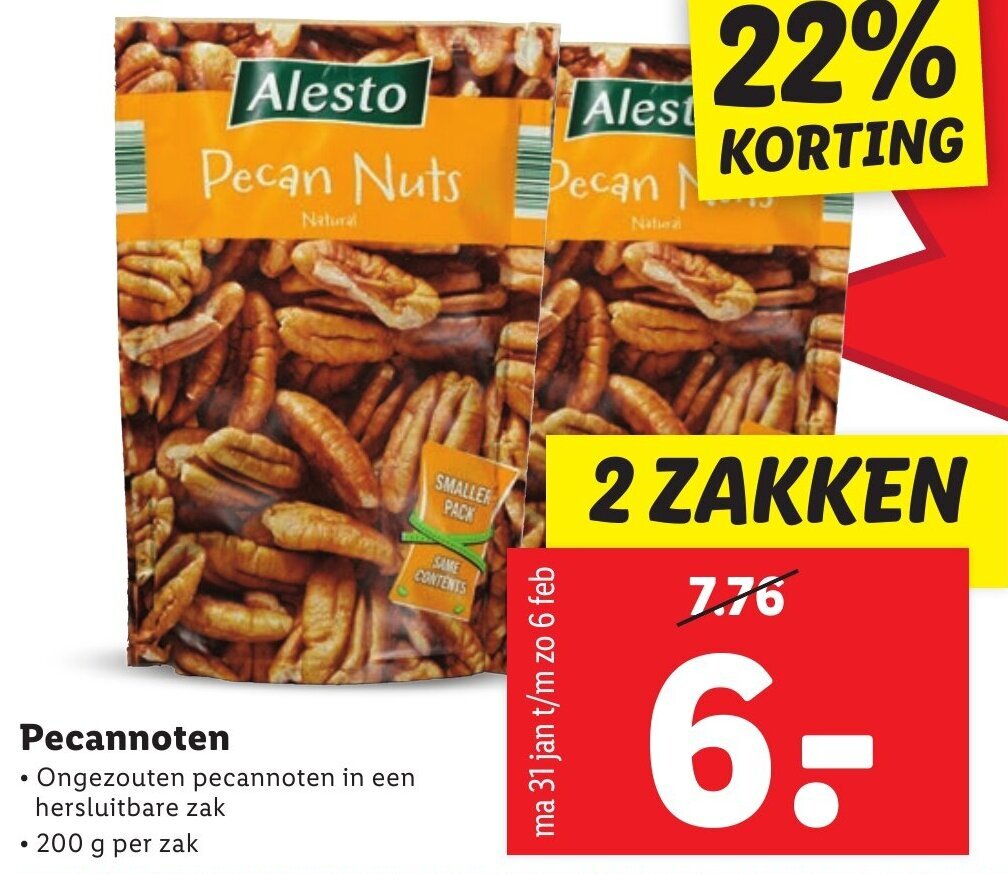 Pecannoten 200g aanbieding bij Lidl