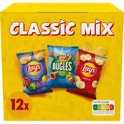 Jumbo Lay's Classic Mix Multipack Chips 12 pack aanbieding