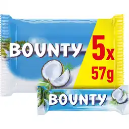 Jumbo Bounty Chocolade kokos repen 5x2-pack aanbieding