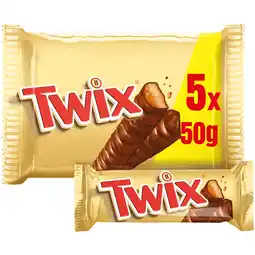 Jumbo Twix Chocolade caramel koek repen 5x2-pack aanbieding