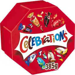 Jumbo Celebrations Chocolaatjes mix cadeau uitdeelverpakking 385g aanbieding