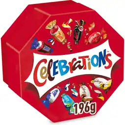 Jumbo Celebrations Chocolaatjes mix cadeau uitdeelverpakking 196g aanbieding