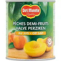 Jumbo Del Monte Halve Perziken op Sap 825 g aanbieding