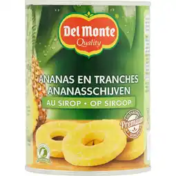 Jumbo Del Monte Ananasschijven op Siroop 570 g aanbieding