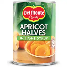 Jumbo Del Monte Halve Abrikozen op Lichte Siroop 420 g aanbieding