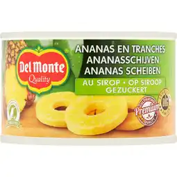 Jumbo Del Monte Ananasschijven op Siroop 235 g aanbieding