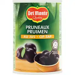 Jumbo Del Monte Pruimen op Sap 410 g aanbieding
