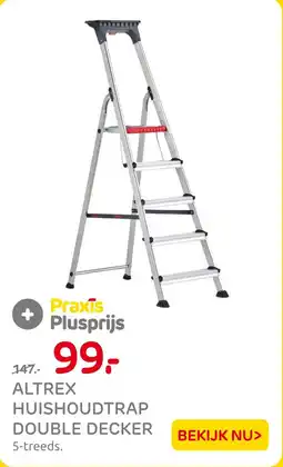 Praxis Altrex Huishoudtrap Double Decker aanbieding
