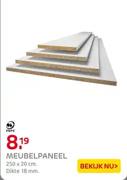 Praxis Meubelpaneel aanbieding