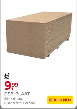 Praxis OSB-Plaat aanbieding