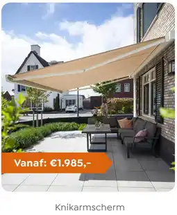 Verasol Knikarmscherm aanbieding