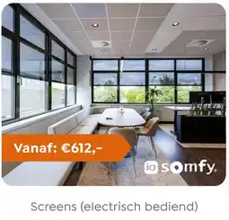 Verasol Screens (electrisch bediend) aanbieding