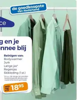 Trekpleister je kleding en je portemonnee blij Reinigen van: aanbieding
