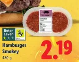 Lidl Hamburger Smokey aanbieding