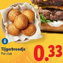 Lidl Tijgerbroodje aanbieding