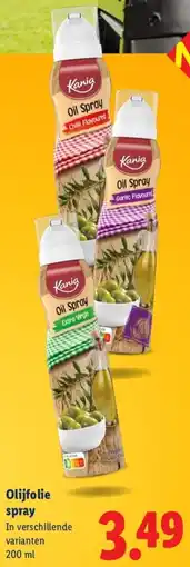 Lidl Olijfolie spray aanbieding