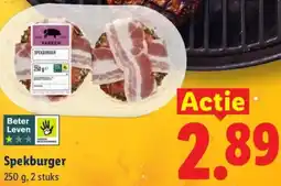 Lidl Spekburger aanbieding