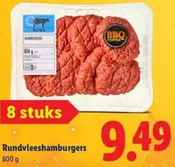 Lidl Rundvleeshamburgers aanbieding