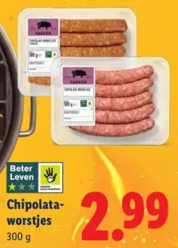 Lidl Chipolataworstjes aanbieding