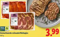 Lidl Gemarineerde schouderfiletlapjes aanbieding