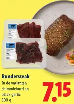 Lidl Rundersteak aanbieding