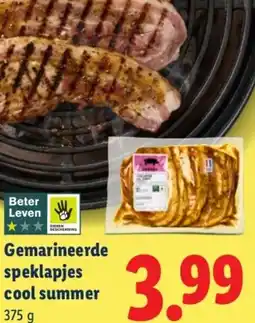 Lidl Gemarineerde speklapjes cool summer aanbieding