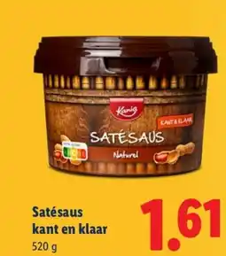 Lidl Satésaus kant en klaar aanbieding