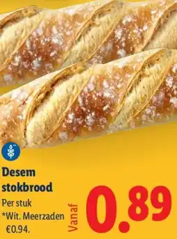 Lidl Desem stokbrood aanbieding