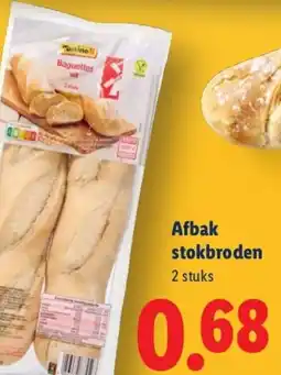 Lidl Afbak stokbroden aanbieding
