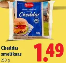 Lidl Cheddar smeltkaas aanbieding
