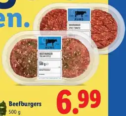 Lidl Beefburgers aanbieding