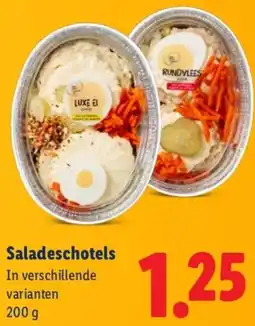 Lidl Saladeschotels aanbieding
