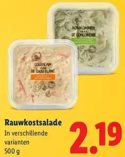 Lidl Rauwkostsalade aanbieding