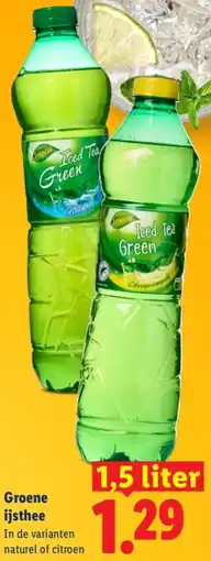 Lidl Groene ijsthee aanbieding